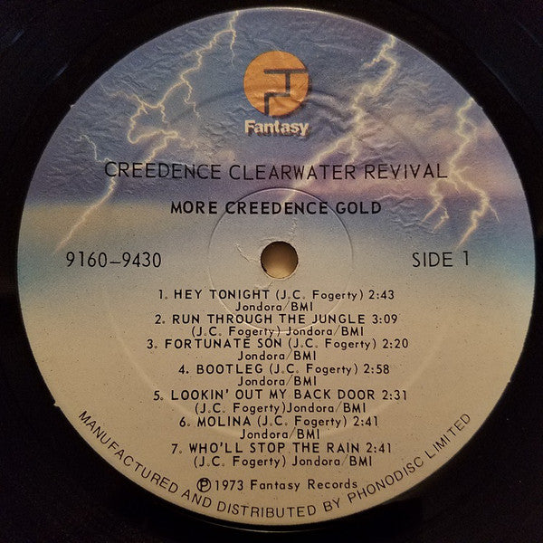 Creedence Clearwater Revival : More Creedence Gold (LP, Comp, RE)
