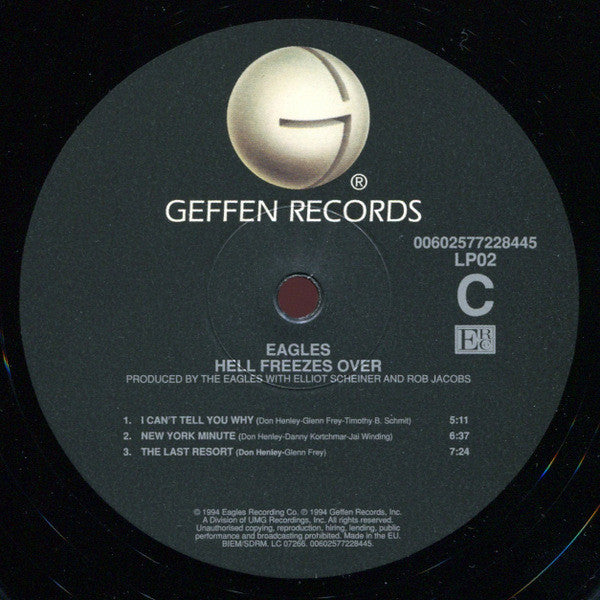 Eagles - Hell Freezes Over (2xLP) (Mint (M)) - Skanderborg Vinyl