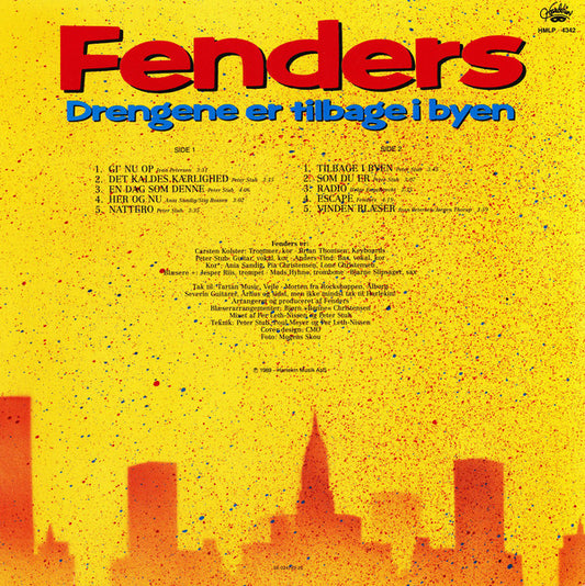 Fenders - Drengene Er Tilbage I Byen (LP) (Very Good Plus (VG+)) - Skanderborg Vinyl