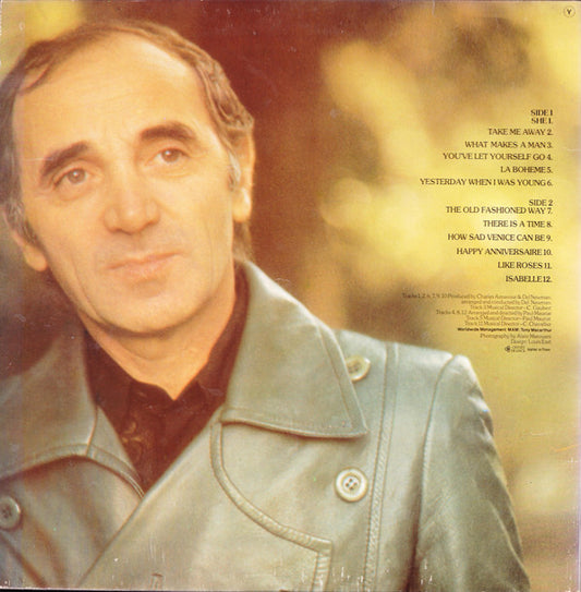 Charles Aznavour - The Best Of Charles Aznavour (LP) (Very Good Plus (VG+)) - Skanderborg Vinyl