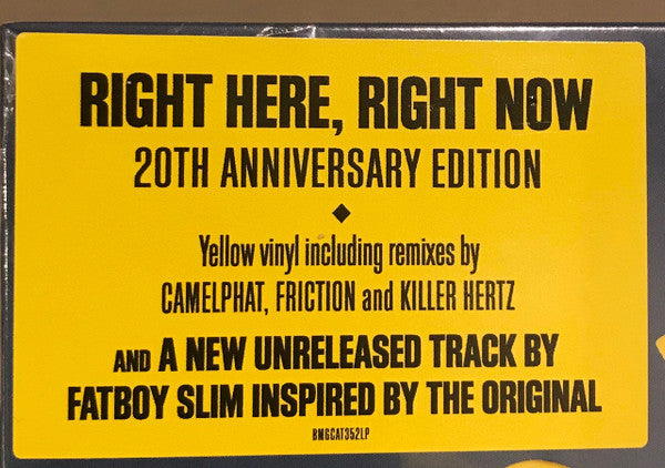 Fatboy Slim : Right Here Right Now (12", RSD, Ltd, RE, Yel)