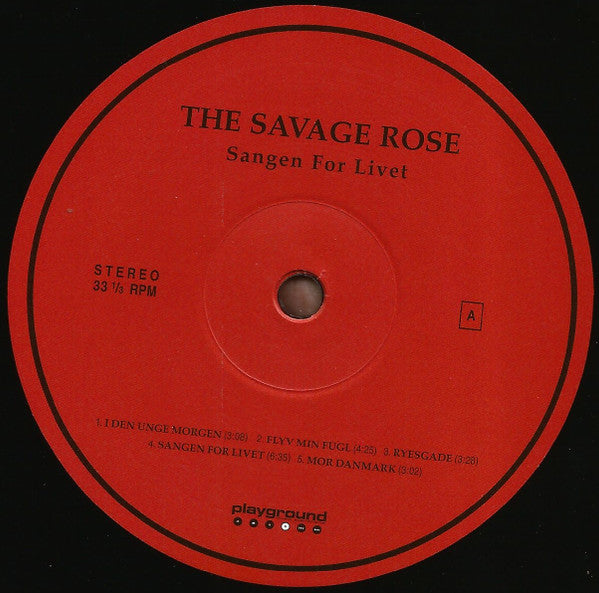 Savage Rose : Sangen For Livet (LP, Album, RE, Gat)