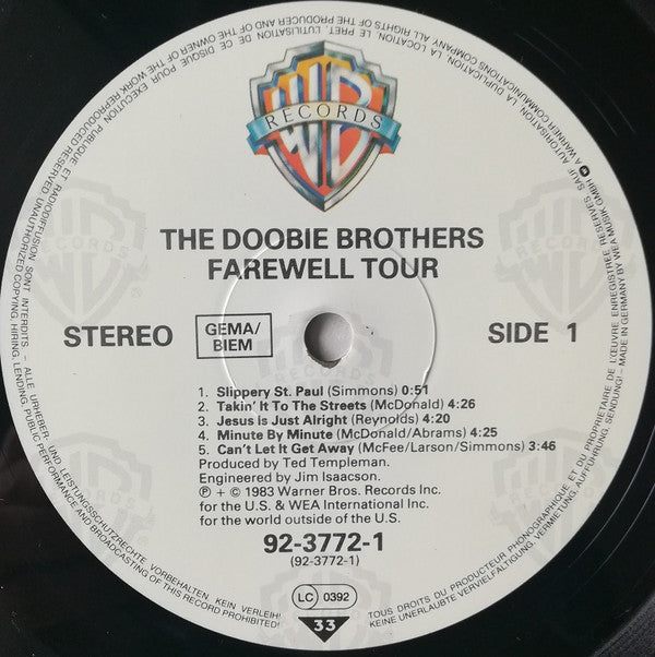 The Doobie Brothers : Farewell Tour (2xLP, Album, Gat)