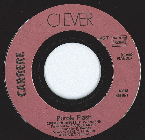 Purple Flash : Crème Soufflée (7", Single)