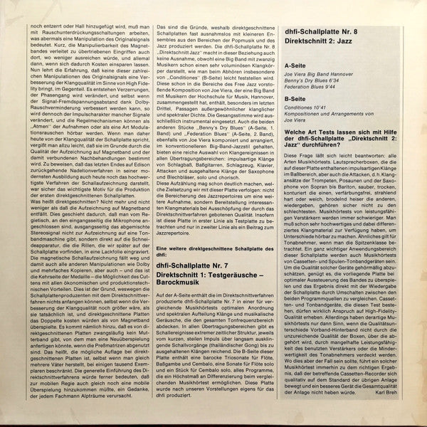 Joe Viera Big Band Hannover : Jazz (LP)