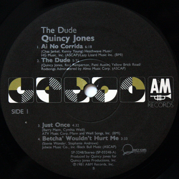 Quincy Jones : The Dude (LP, Album, RE)