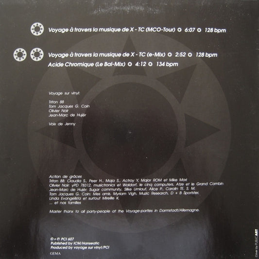 Voyage Sur Vinyl : Voyage À Travers La Musique De X-TC (12")