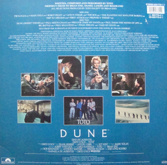 Various : Dune · Der Wüstenplanet (Original Soundtrack Recording) (LP, Album)