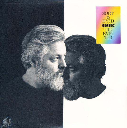 Søren Huss : Sort Og Hvid Til Evig Tid (LP, Album)