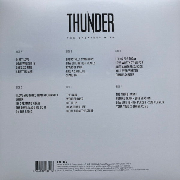 Thunder (3) : The Greatest Hits (3xLP, Comp, Ltd)