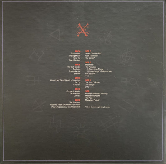 Rush : Clockwork Angels Tour (Box, Album + LP + LP + LP + LP + LP, S/Sided, Etch)