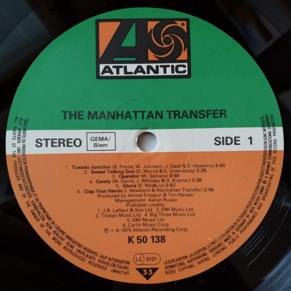 The Manhattan Transfer : The Manhattan Transfer (LP, Album, RE)