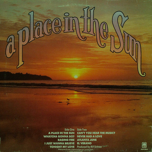 Pablo Cruise : A Place In The Sun (LP, Album)