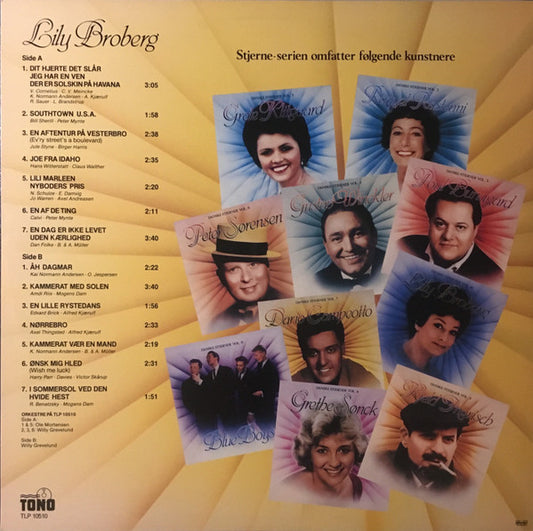 Lily Broberg : Danske Stjerner Vol. 10 (LP, Comp)