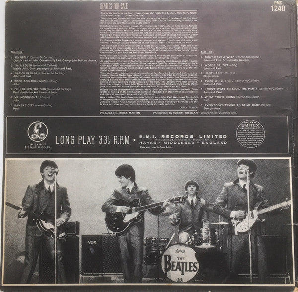 The Beatles - Beatles For Sale (LP) (Very Good Plus (VG+)) - Skanderborg Vinyl