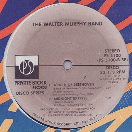 Walter Murphy / The Walter Murphy Band* : Rhapsody In Blue / A Fifth Of Beethoven / Midnight Express (12")