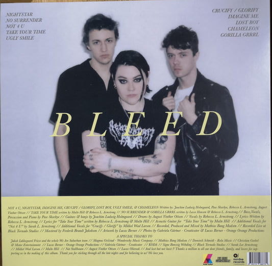 Rebecca Lou : Bleed (LP, Album, Ltd, Yel)