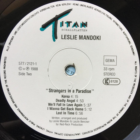 Mandoki* : Strangers In A Paradise (LP, Album)