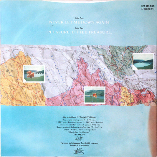 Depeche Mode - Never Let Me Down Again (7") (Very Good Plus (VG+)) - Skanderborg Vinyl