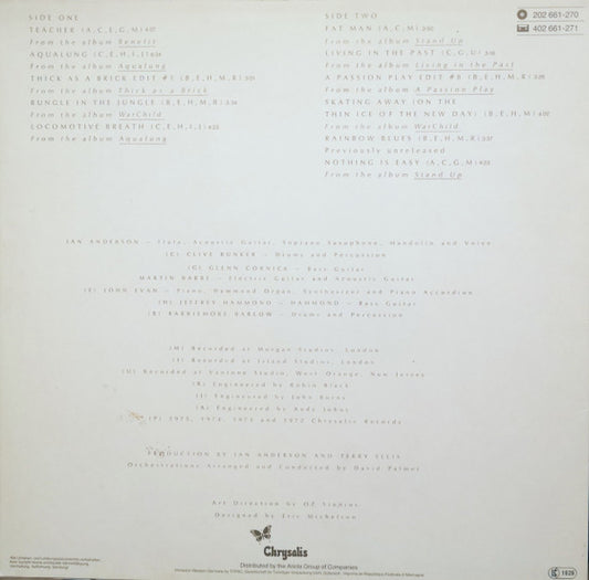 Jethro Tull : M.U. - The Best Of Jethro Tull (LP, Comp, RE)