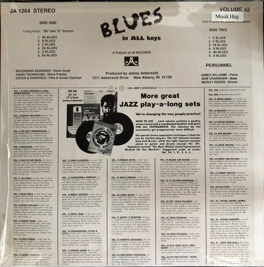 Jamey Aebersold : Blues In All Keys (LP)