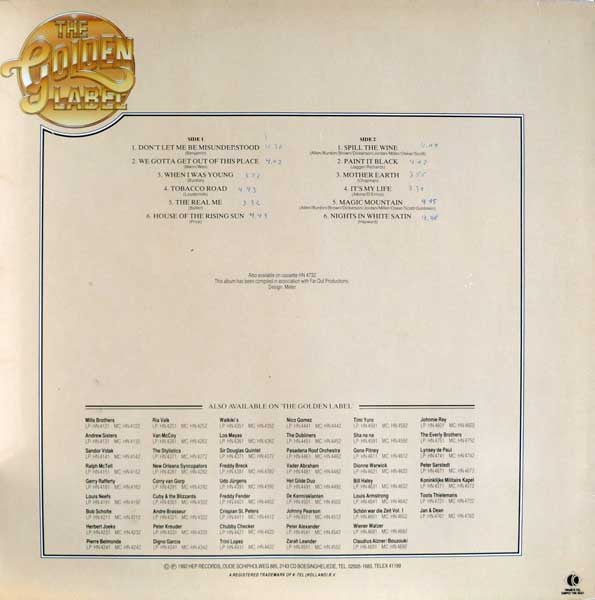 Eric Burdon & The Animals : Eric Burdon & The Animals (LP, Comp)