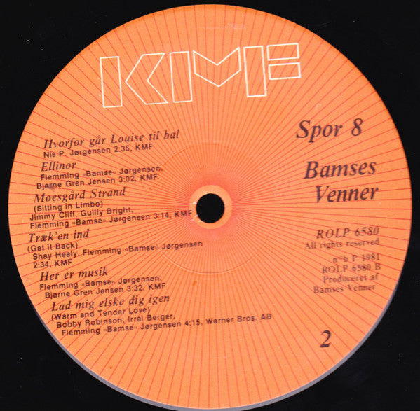 Bamses Venner : Spor 8 (LP, Album)