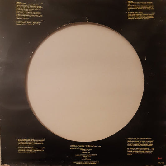 Sabrina : Something Special (LP, Comp, Pic, Die)