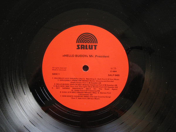 Mr. President (10) : Hello Buddy (LP, Album, Red)