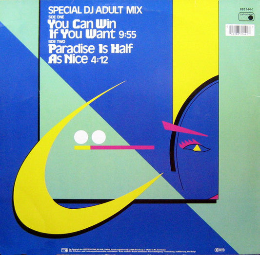 Copy-Right : You Can Win If You Want (Special Dj Adult Mix) (12", Maxi)