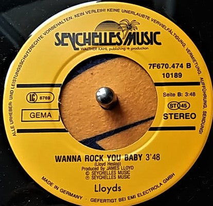 Lloyds : Before The Next Teardrop Falls (7", Single)