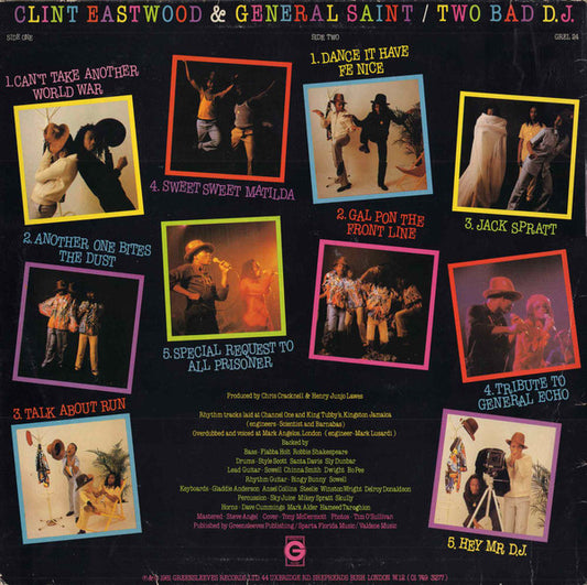 Clint Eastwood And General Saint : Two Bad D.J. (LP, Album)