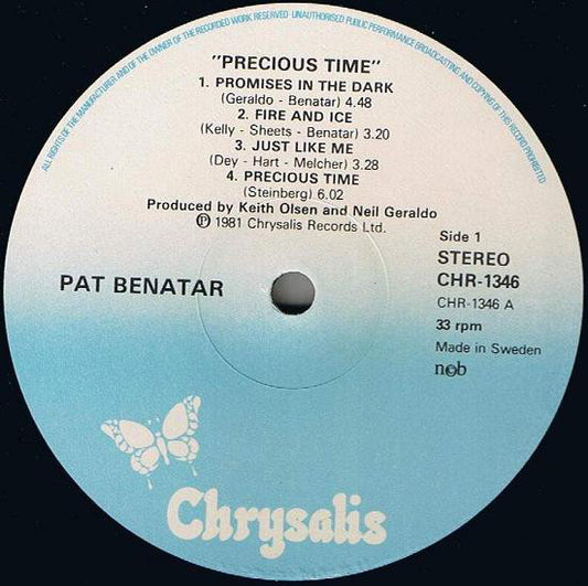 Pat Benatar : Precious Time (LP, Album)