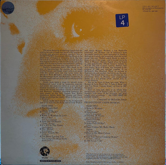 Sandy Posey : The Very Best Of Sandy Posey (LP, Comp)