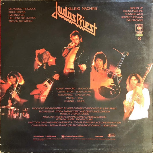 Judas Priest : Killing Machine (LP, Album, RE)