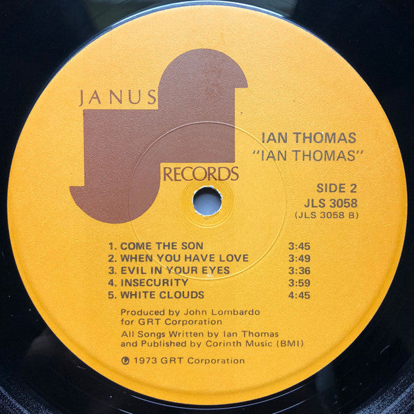 Ian Thomas (2) : Ian Thomas (LP, Album, Gat)