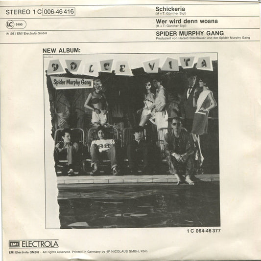 Spider Murphy Gang : Schickeria (7", Single)