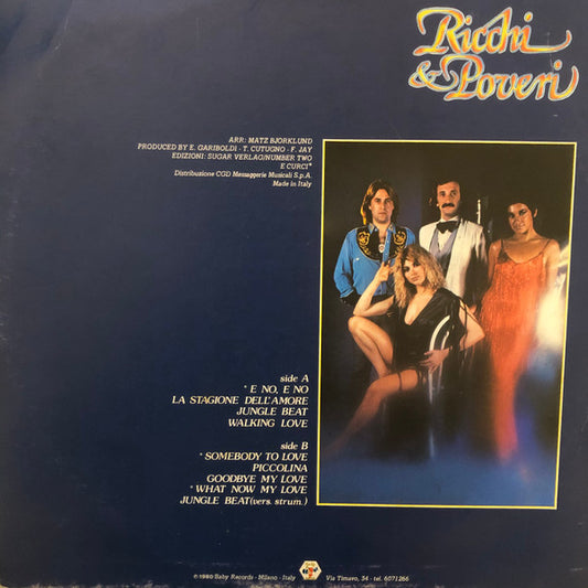 Ricchi E Poveri : La Stagione Dell'Amore (LP)