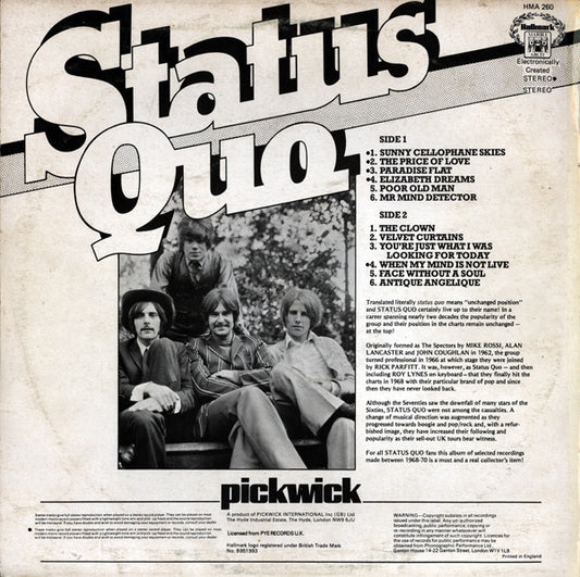 Status Quo : Status Quo (LP, Comp)