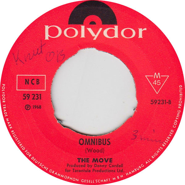 The Move : Wild Tiger Woman / Omnibus... (7", Single, Mono)