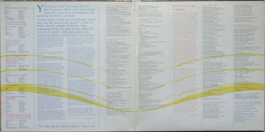 Carpenters - Passage (LP) (Very Good Plus (VG+)) - Skanderborg Vinyl