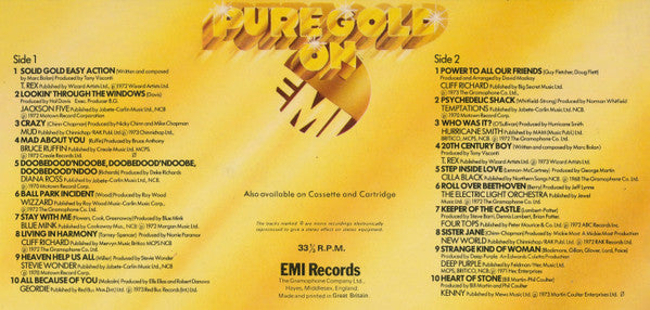 Various : Pure Gold On EMI (LP, Comp)