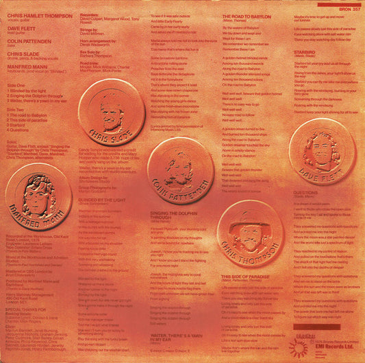 Manfred Mann's Earth Band : The Roaring Silence (LP, Album, RE)