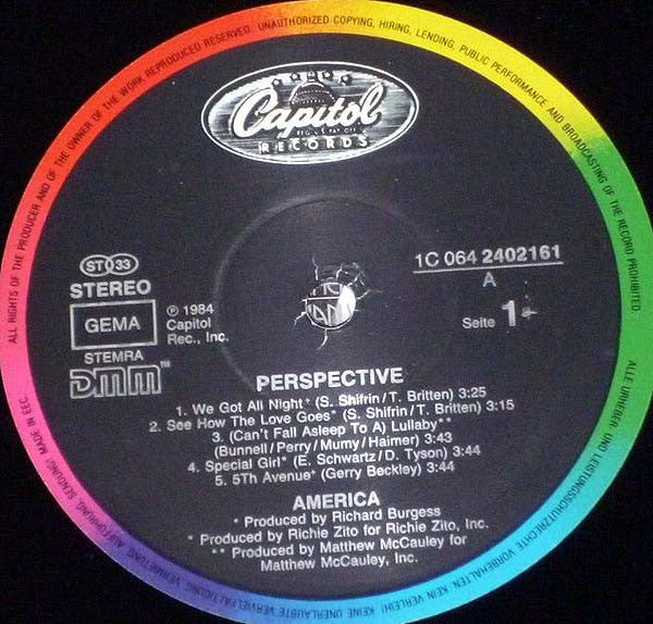America (2) : Perspective (LP, Album)