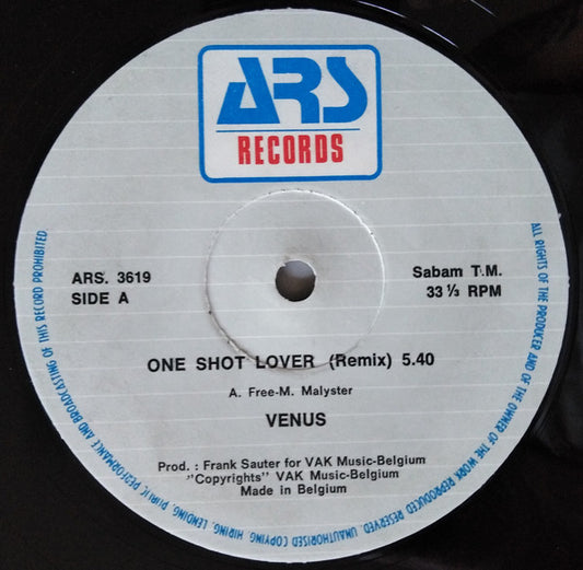 Venus (4) : One Shot Lover (12", Single)
