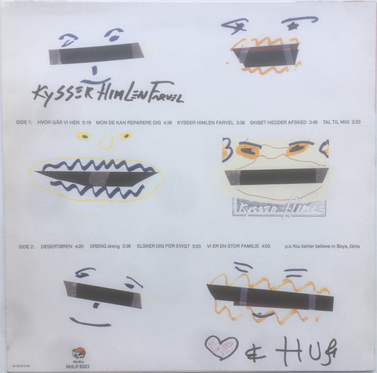 Lars H.U.G. : Kysser Himlen Farvel (LP, Album)