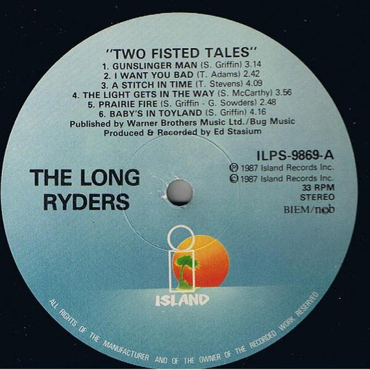 The Long Ryders : Two Fisted Tales (LP, Album)