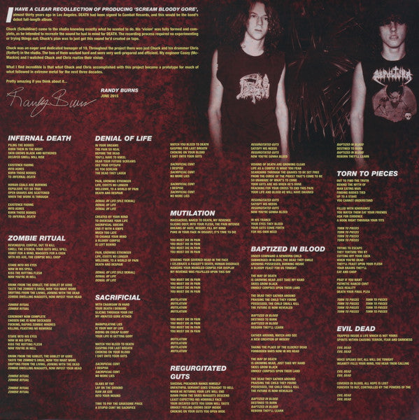 Death - Scream Bloody Gore (LP) (Near Mint (NM or M-)) - Skanderborg Vinyl