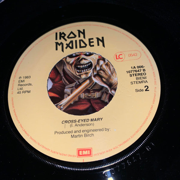 Iron Maiden : The Trooper (7", Single)