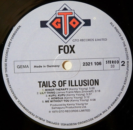 Fox (3) : Tails Of Illusion (LP, Album)